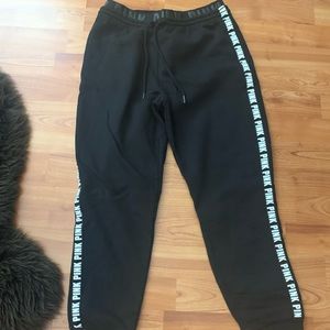 Victoria secret pink sweats (black)